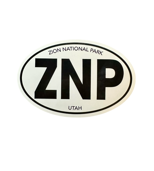 Sticker - Oval B&W - ZNP Impact