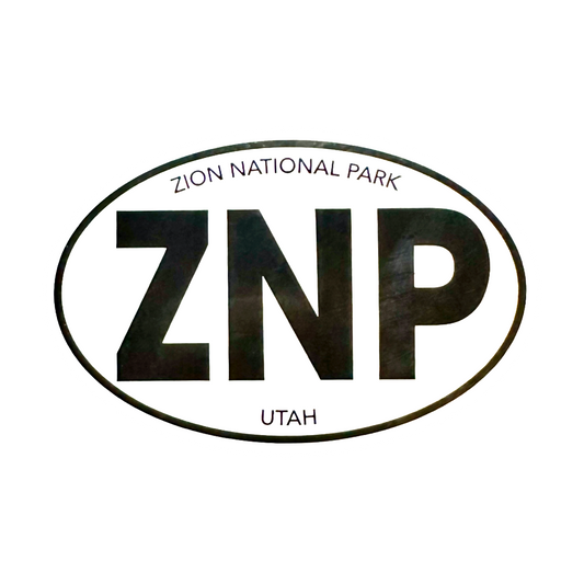 Sticker - Oval B&W - ZNP - 86007-OS