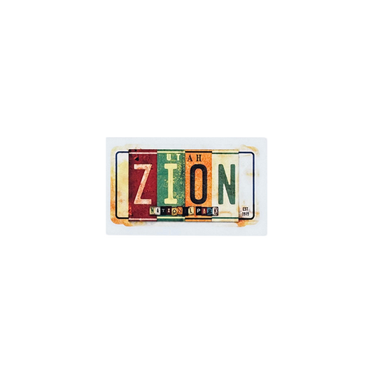 Sticker - Zion License - 77989-DCSMS