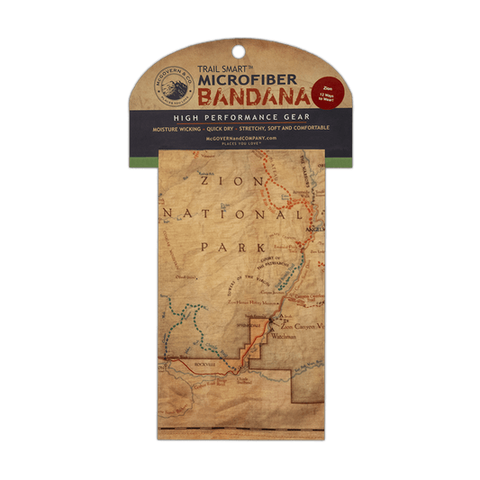 Bandana - Zion Natl Park Map