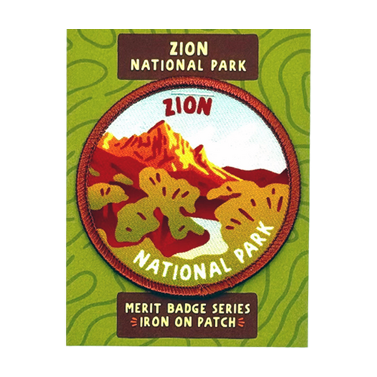 Patch - Merit Badge Zion Natl Park 2.5"